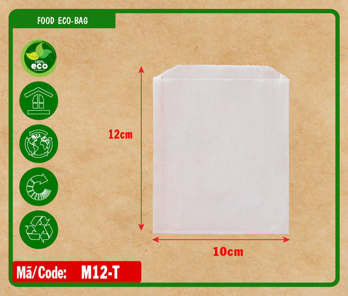 Túi giấy thấm dầu đụng khoai thiên